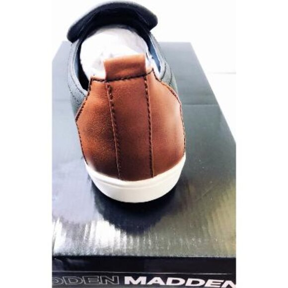 Steve Madden Mens Black Nubuck Suede Felixx Slip On Loafers Shoes Sz 10.5 New main image 10